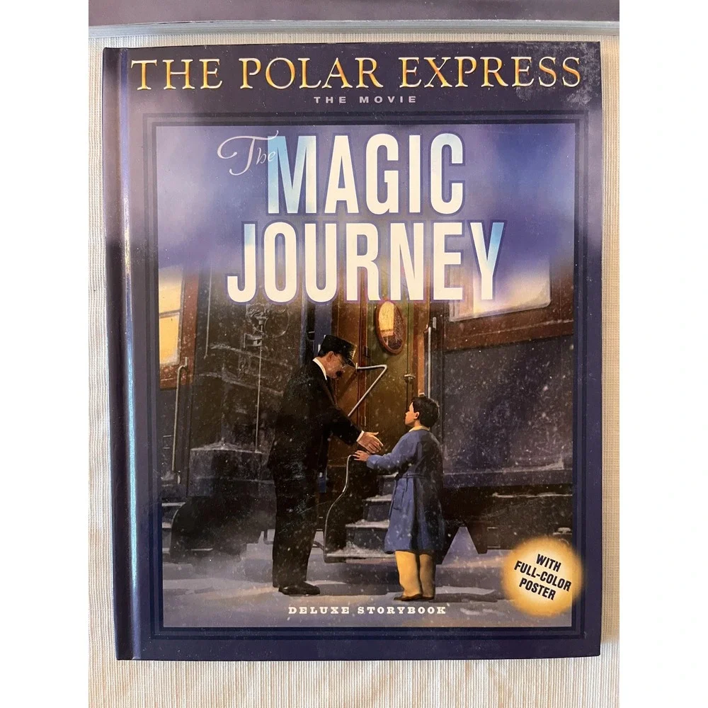 The Polar Express Magic Journey Storybook & Lionel 2004 Train Catalog Bundle